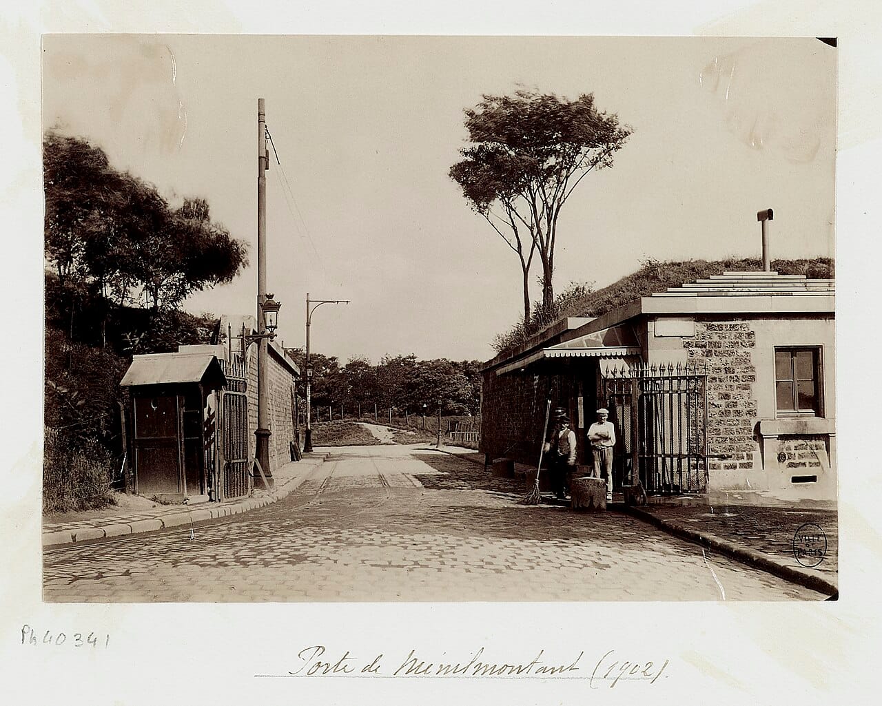 Paris 20ème — rue de Belleville, vue panoramique